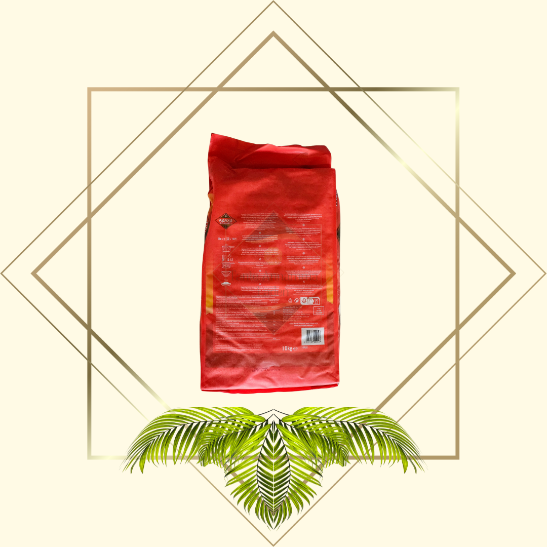 Akash Basmati Rice 10Kg Premium Aromatic Long Grain Rice – Hochwertiger, aromatischer Langkornreis