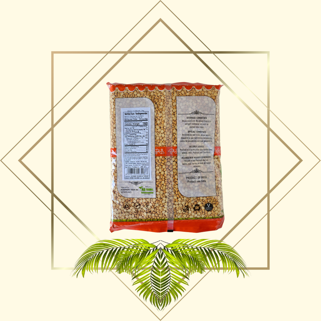 बालाजी छिले हुए आधे चने / चना दाल 2 किलो