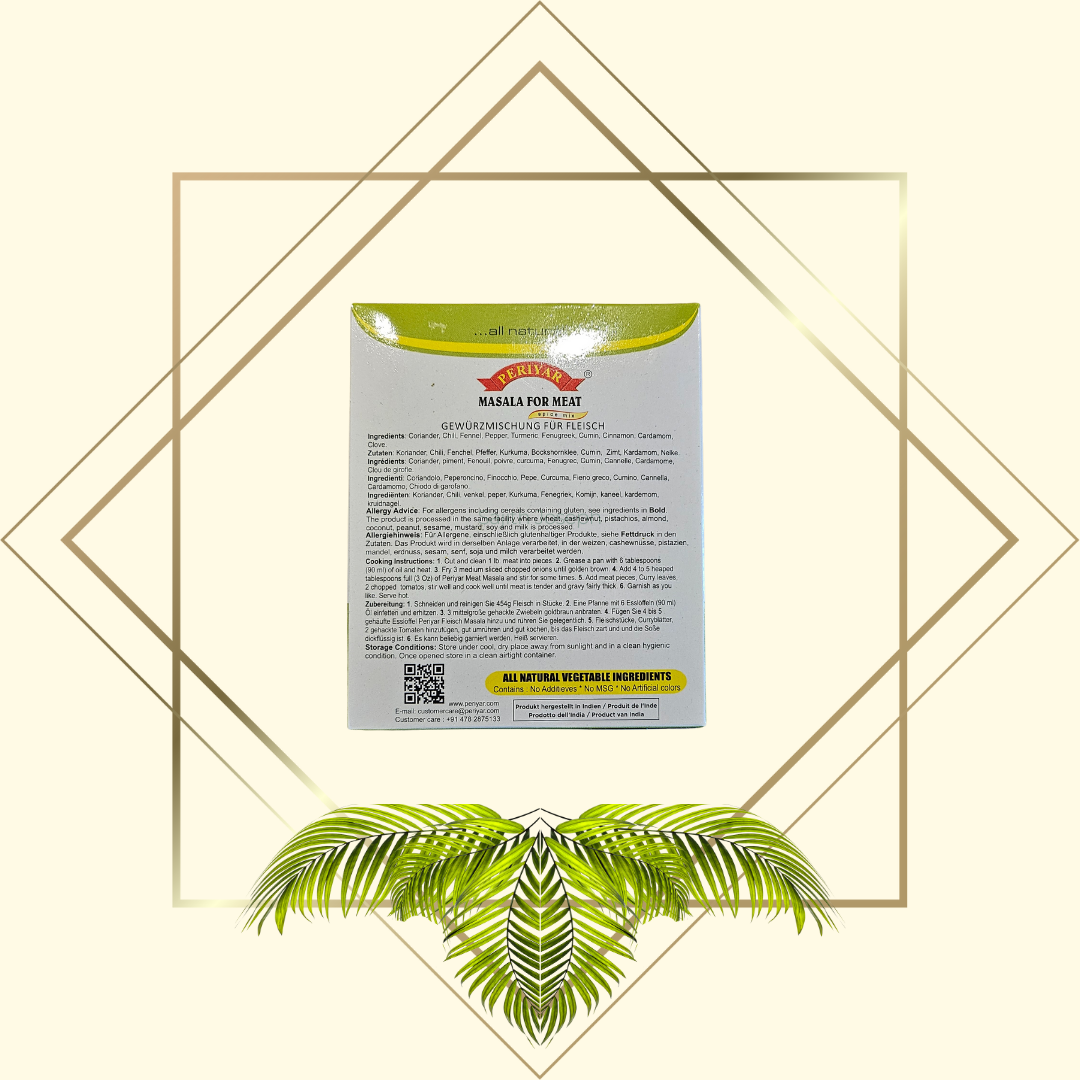 Periyar Meat Curry Masala 200g – Würzige Gewürzmischung für Fleischcurry