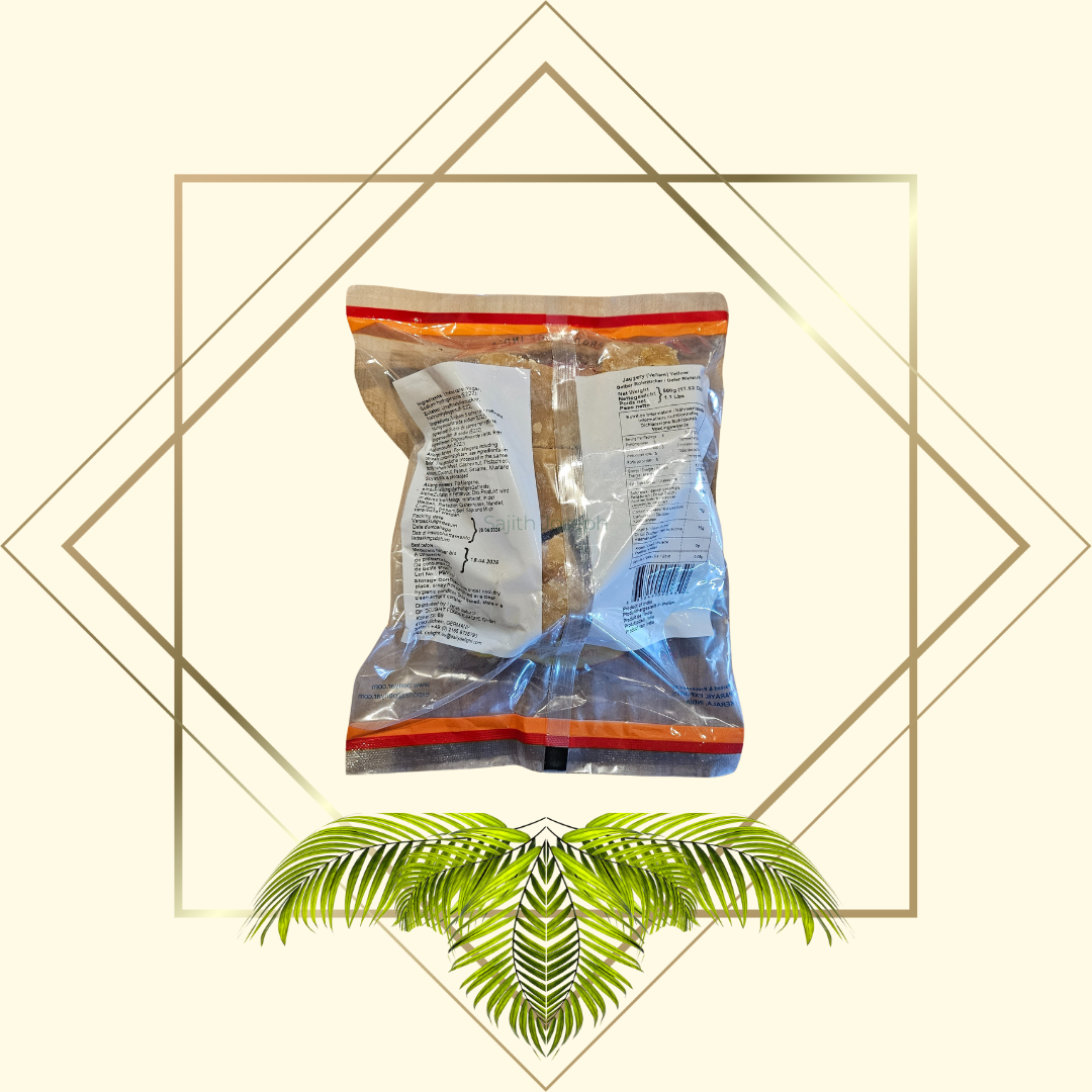 Periyar yellow cane sugar in cubes 500g