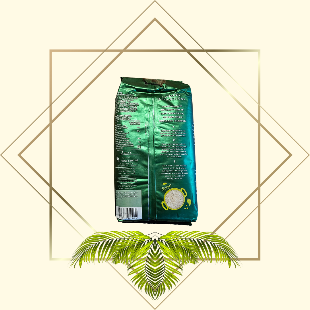 Daawat Basmati Extra Long Grain Rice 2Kg – Premium Langkornreis für Perfekte Gerichte | Aromatisch & Locker | Ideal für Ihre Küche