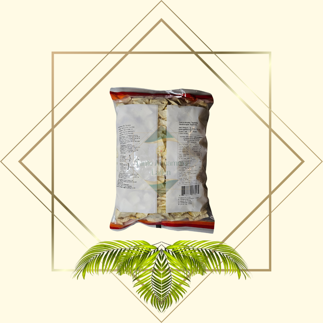 Periyar dried Tapioca (Unakka Kappa) 908g - Getrocknete Tapioka | Vegan | Glutenfrei |