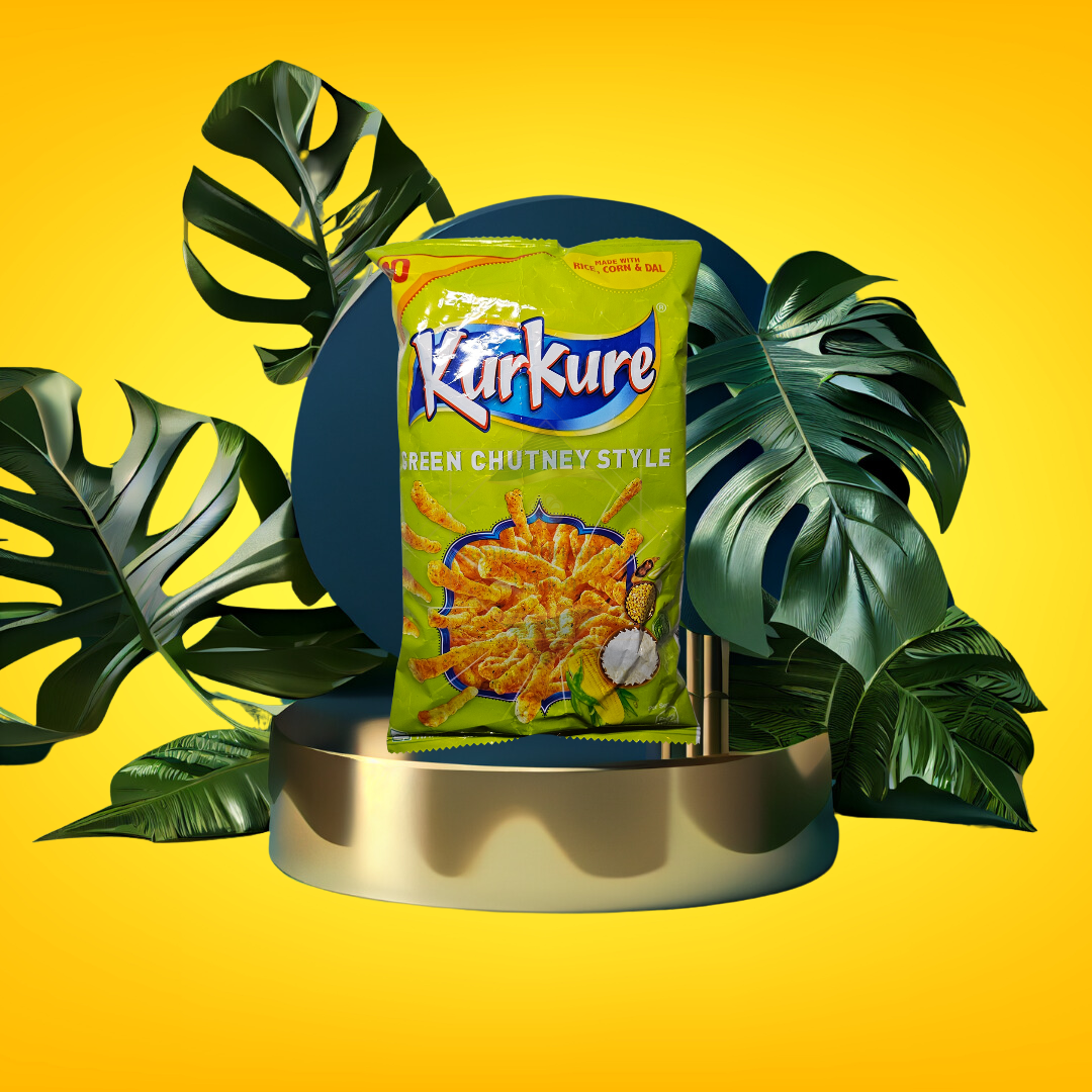 Kurkure green Chutney 75g - Frisch und würzig für den Snackgenuss