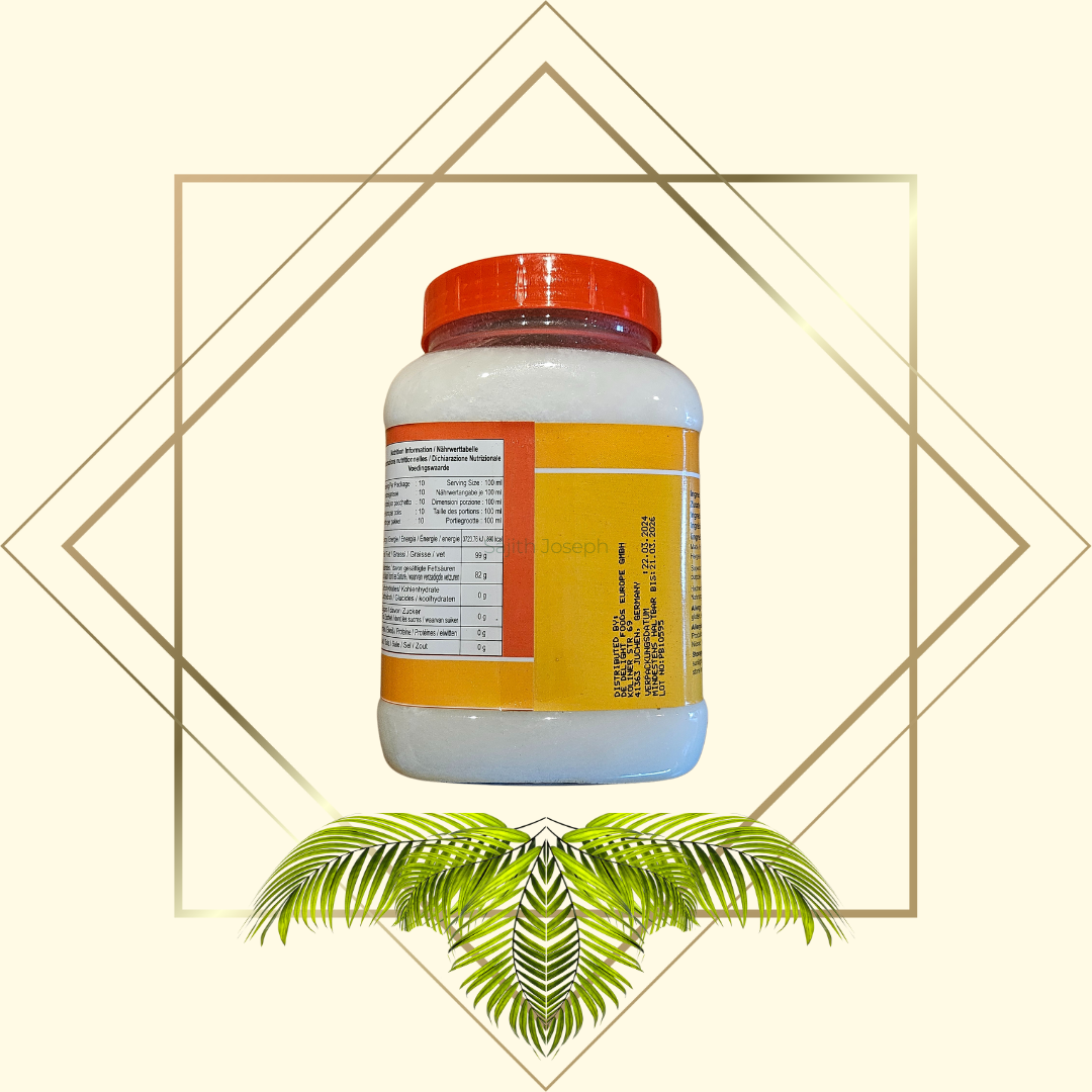 Periyar Coconut Oil 1L – 100% Natürliches Kokosnussöl | Kokosfett