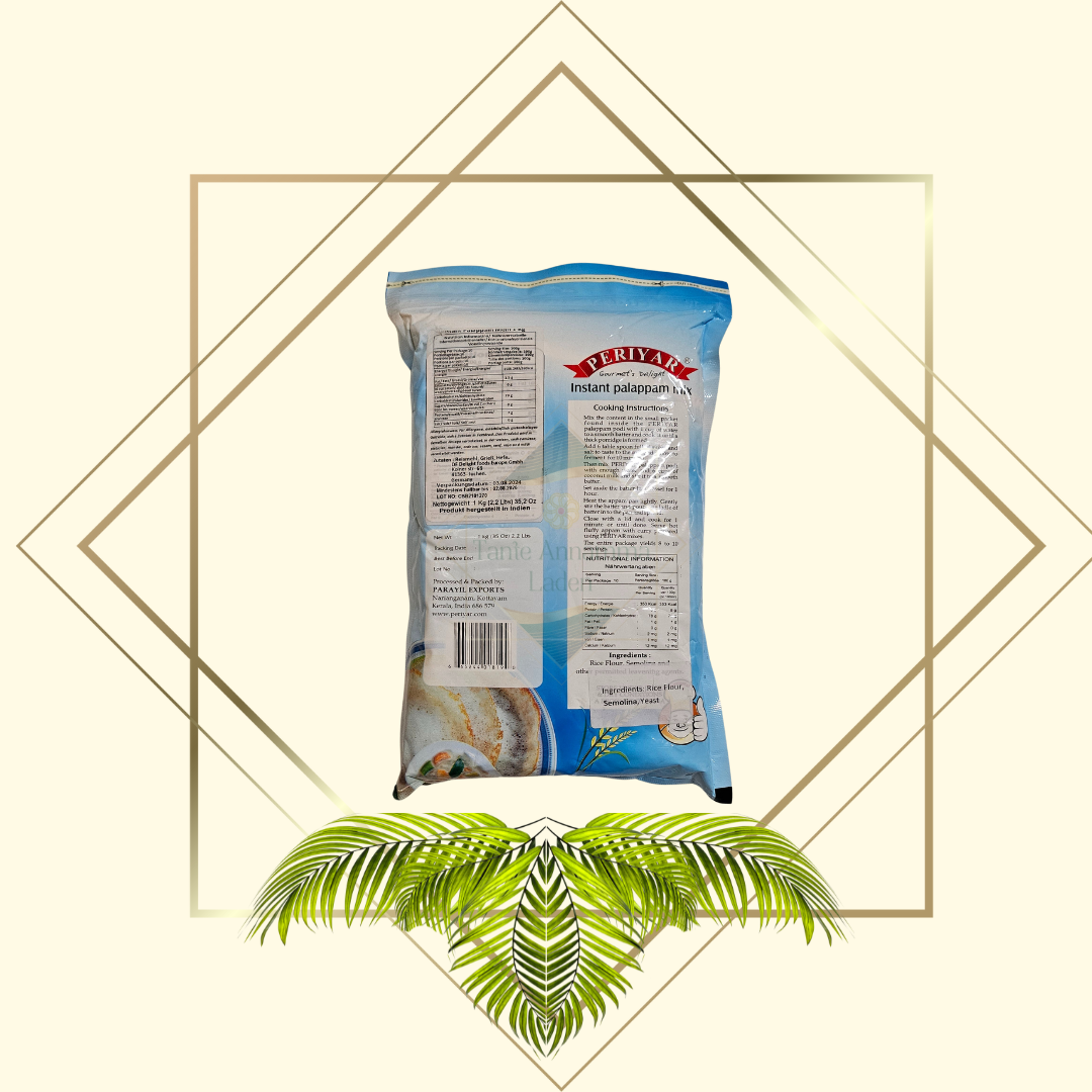 Periyar Palappam Podi 1Kg – Authentische luftige Pfannkuchen | Fertigmischung