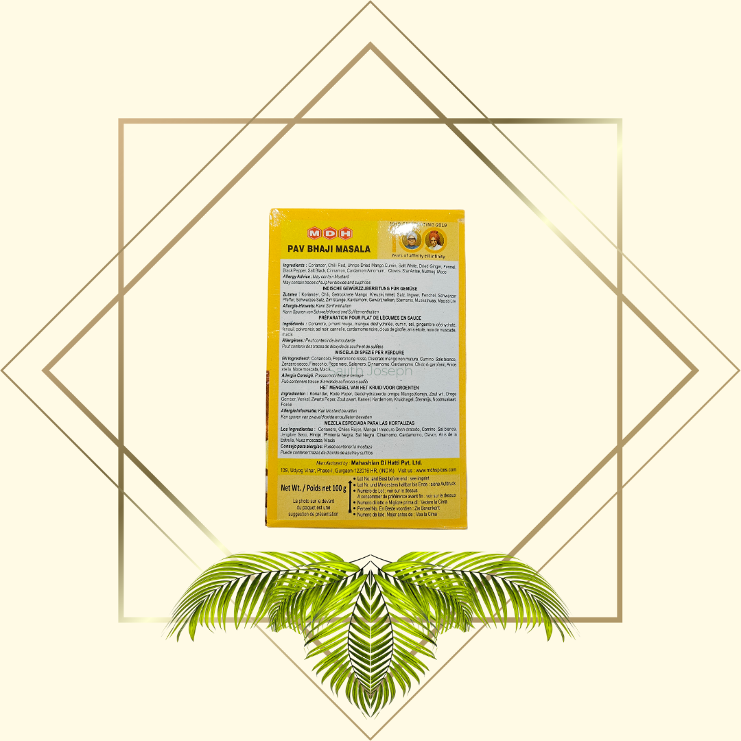 MDH Pav Bhaji 100g - Gewürzmischung