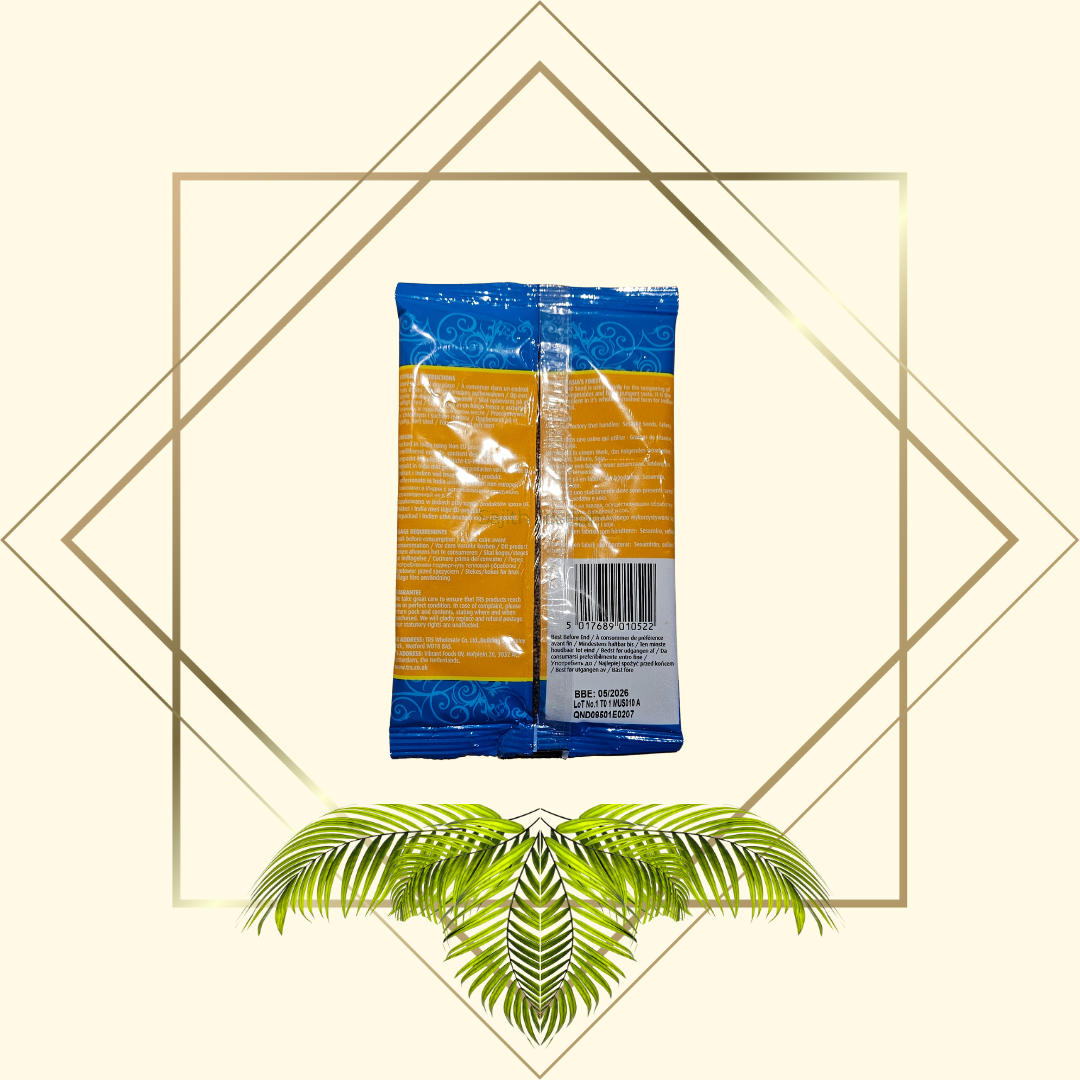 TRS brown mustard seeds 100g - 100% Natürliche Senfkörner für Gewürzmischungen & Indische Gerichte