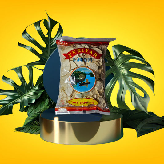 Periyar dried Tapioca (Unakka Kappa) 908g - Getrocknete Tapioka | Vegan | Glutenfrei |