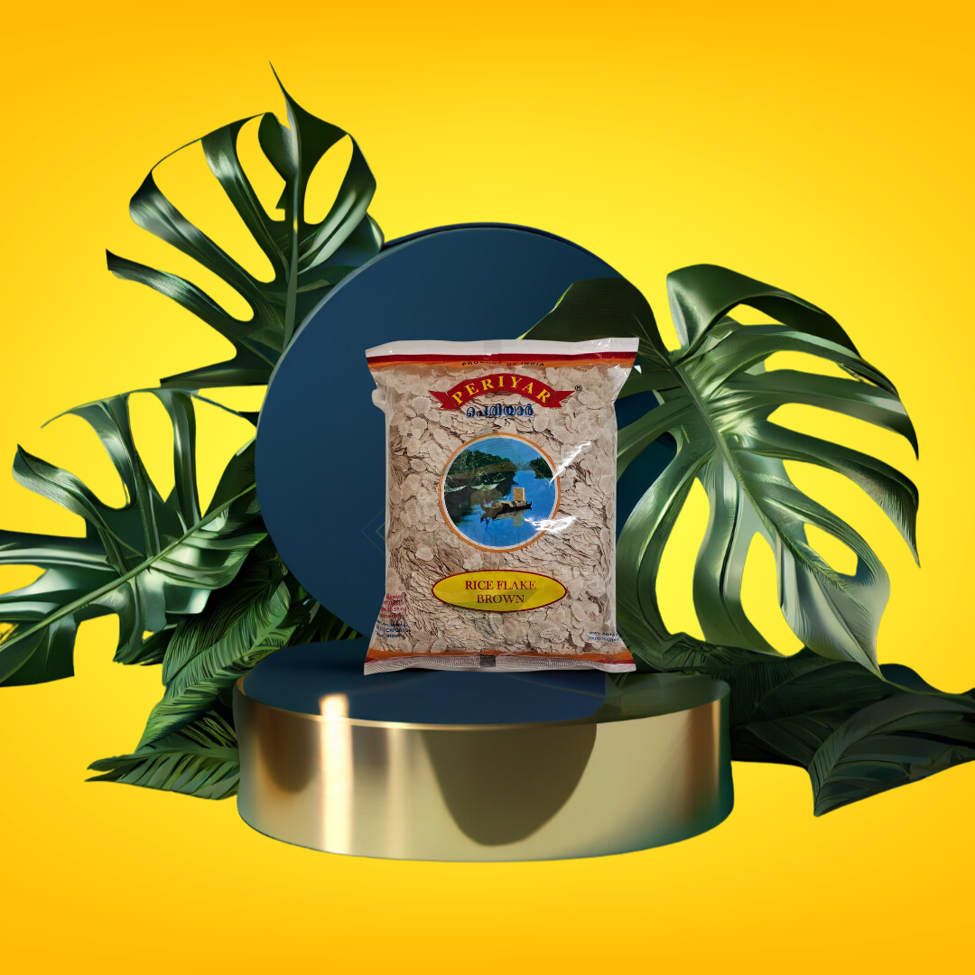 Periyar Flake Rice Brown Pawa 300g – Braune Reisflocken | Glutenfrei und Reich an Ballaststoffen